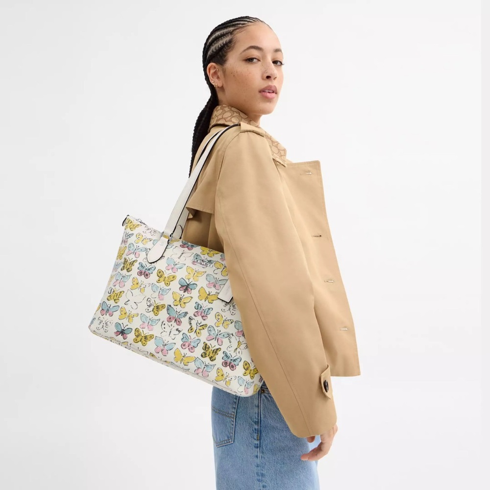 Coach Butterfly Tote NEW - Picture 3 of 9